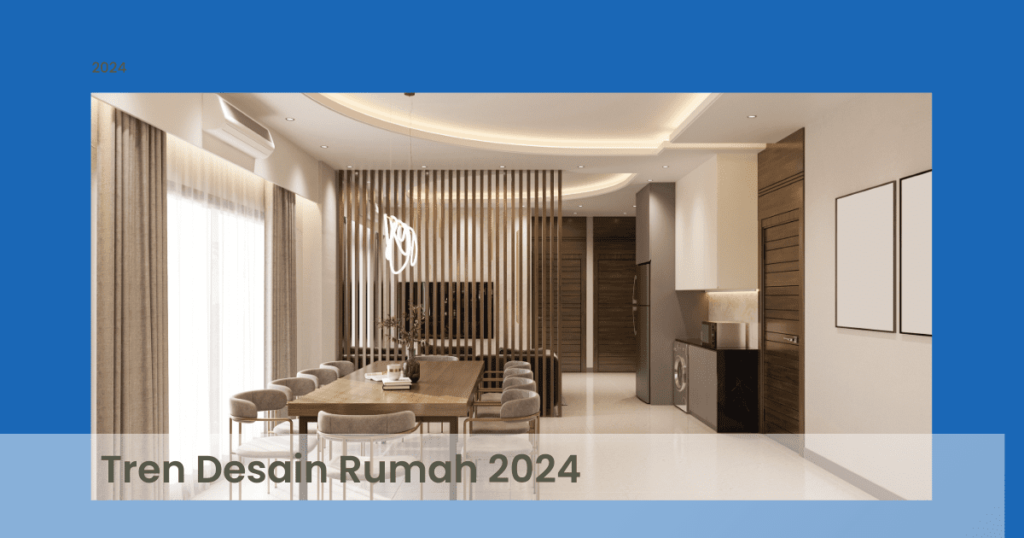 Desain rumah 2024 ruang makan dengan kursi minimalis